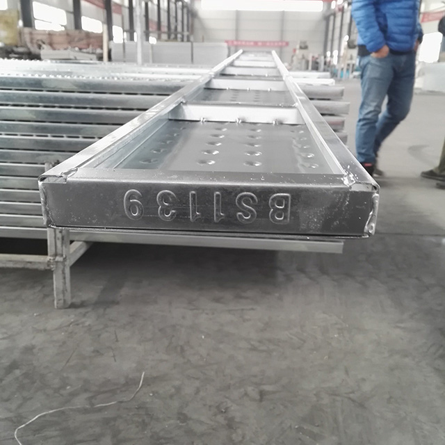 Scaffolding Galvanized HDG Walking Board Steel Plank