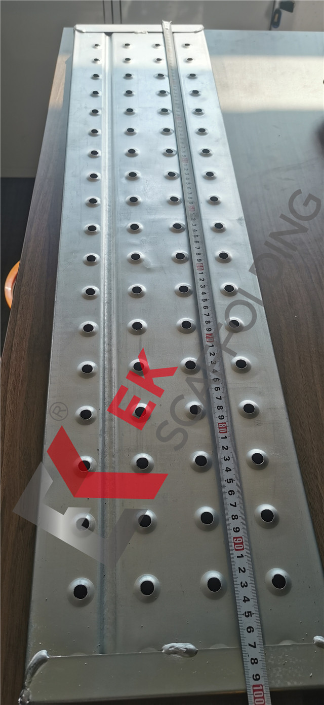 BS12811 Scaffolding Steel Plank Pre-Galvanized Walk Boards
