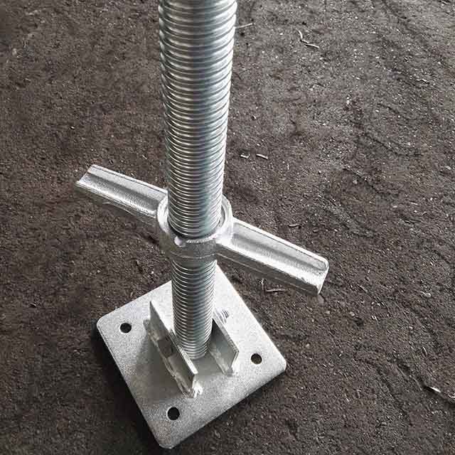 Galvanized Scaffolding Screw Swivel Base Jack from China manufacturer