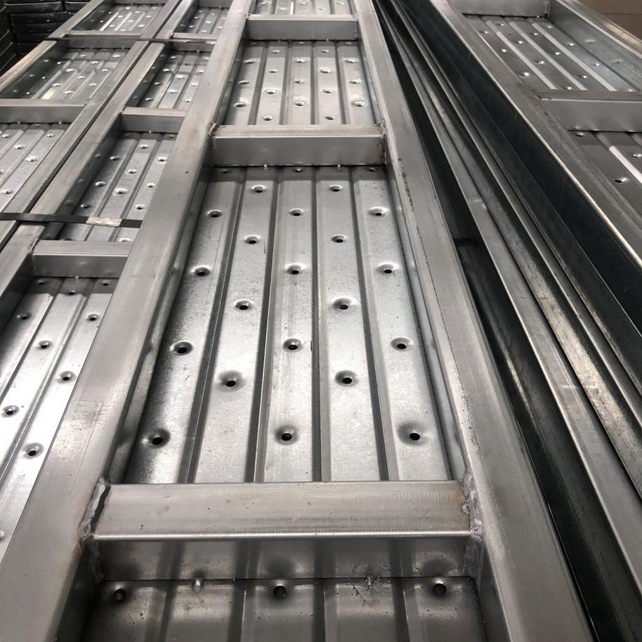 Closed Galvanized Steel Scaffolding Walk Boards